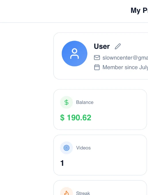 Member progress preview