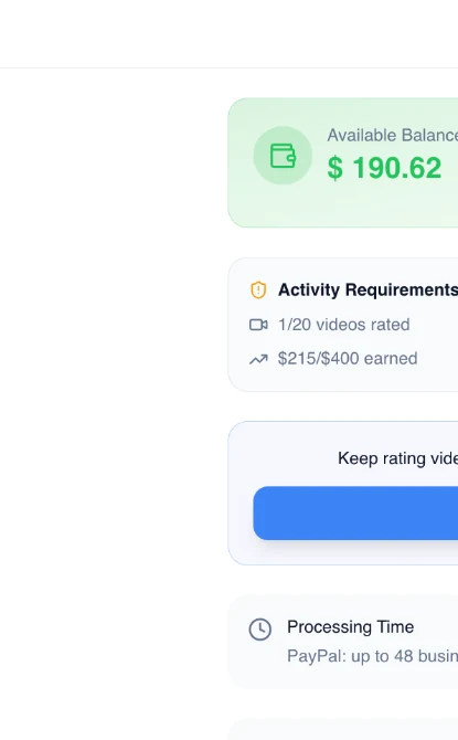 Withdrawal area preview